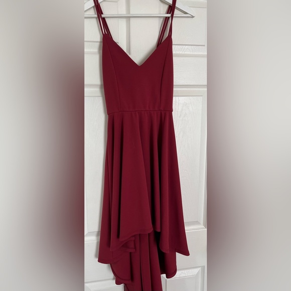 Burgundy Windsor Cocktail Dress - Picture 8 of 10